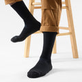 Work Tall Crew Socks Deep Navy - ver - 2