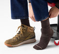 Work Tall Crew Socks Deep Navy - ver - 2