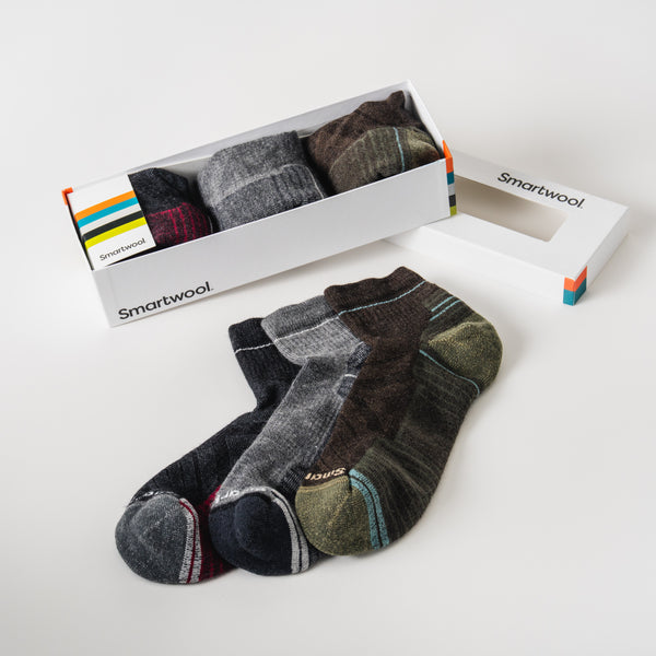 Boîte cadeau trio de socquettes de randonnée