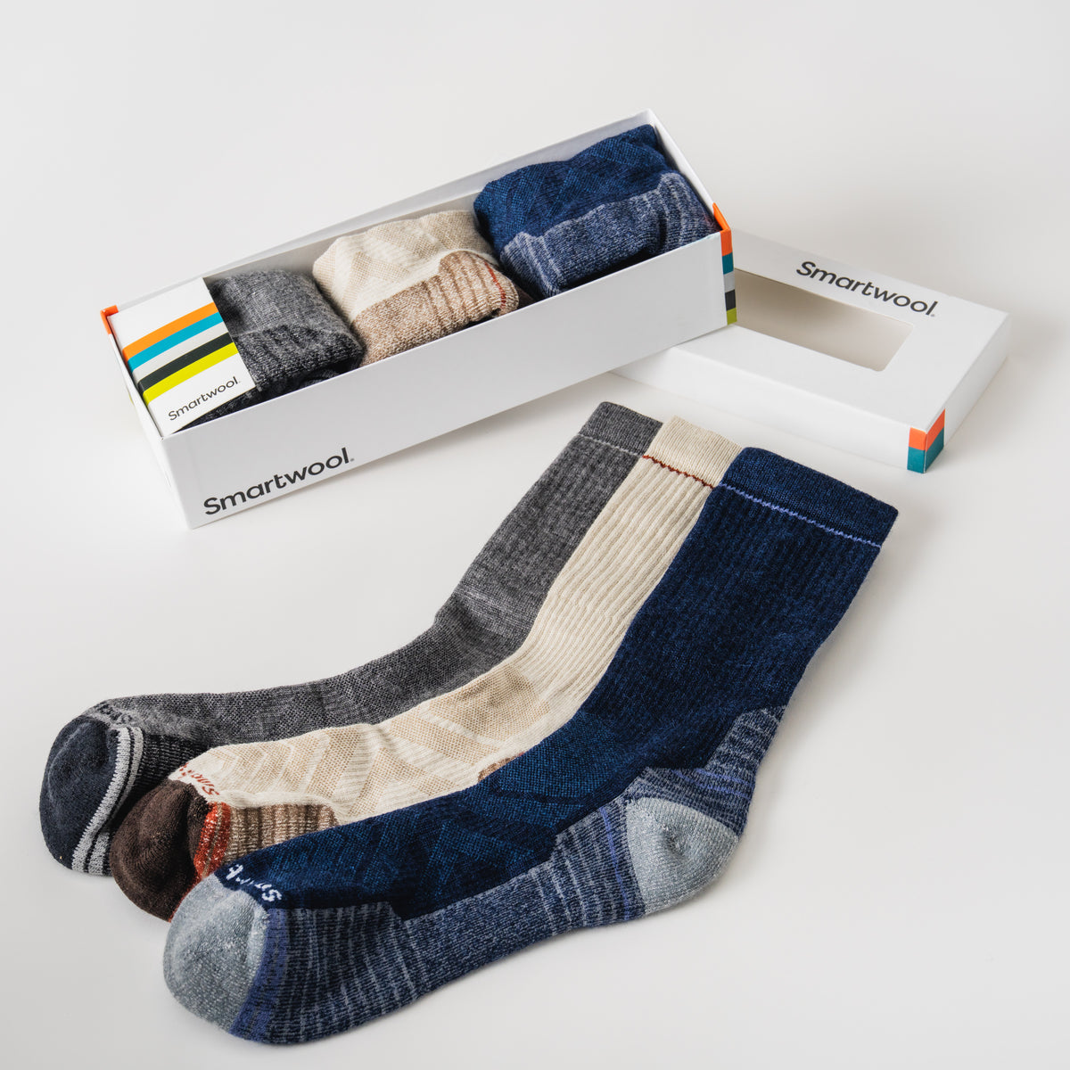 Hike Crew Socks Trio Gift Box Multicolor - ver - 1