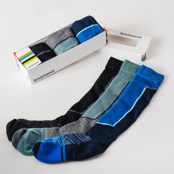 Ski Over The Calf Socks Trio Gift Box