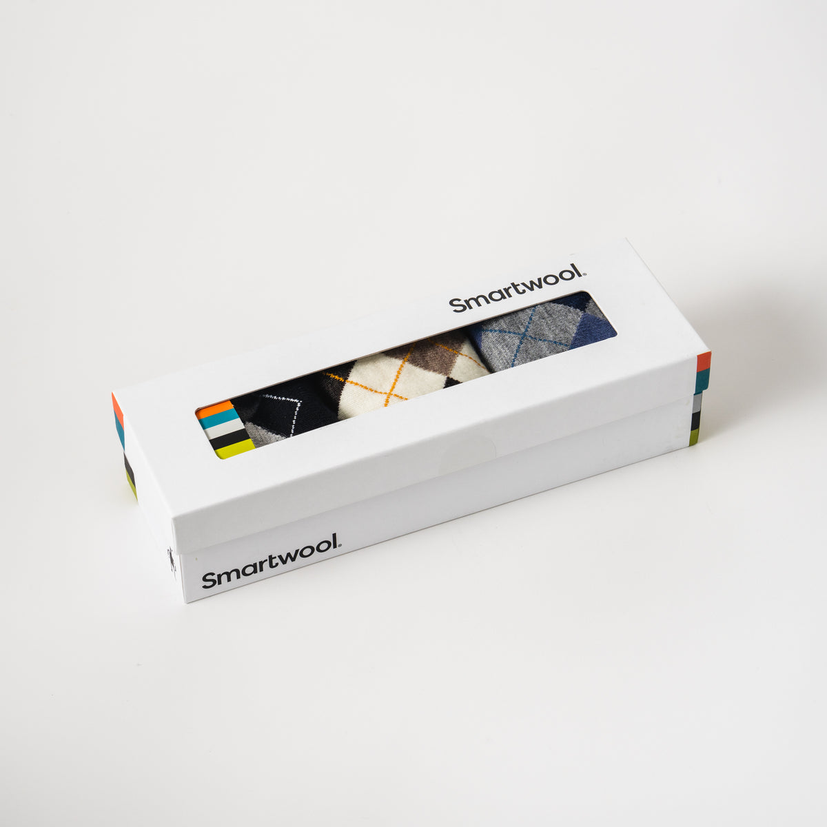 Everyday Diamond Jim Argyle Crew Socks Trio Gift Box Multicolor - ver - 2