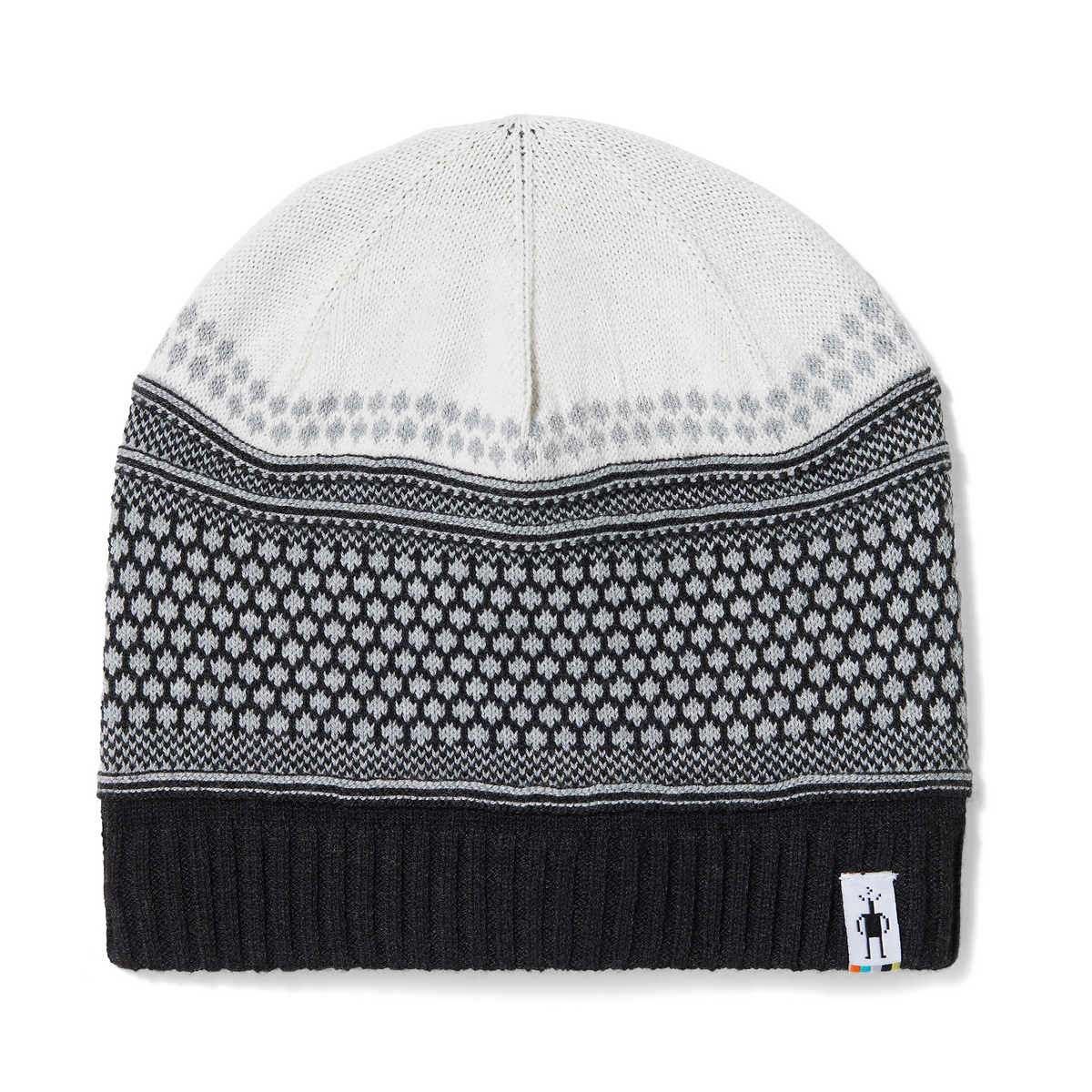 Popcorn Cable Reversible Beanie - Currant Heather
