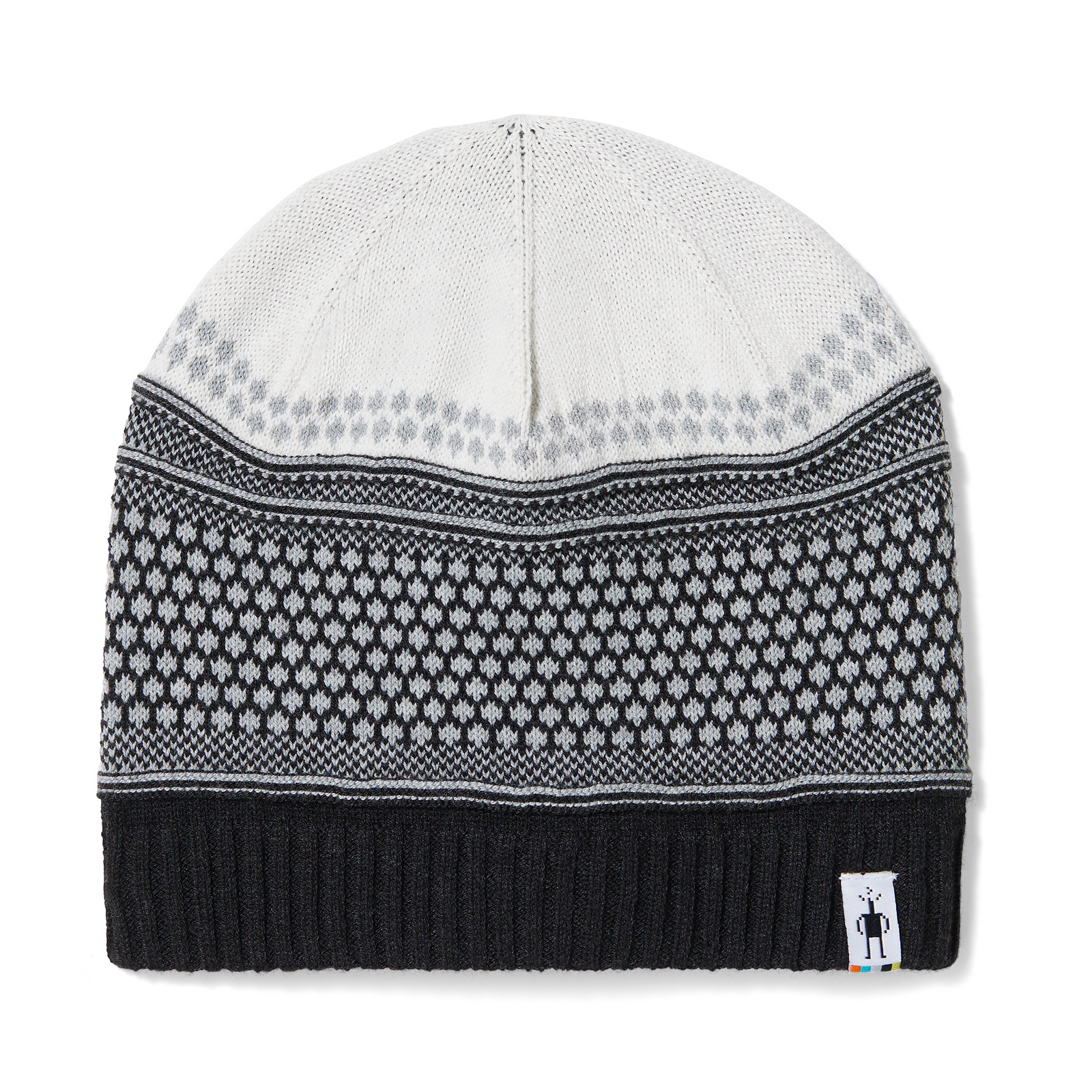 Popcorn Cable Reversible Beanie - Currant Heather