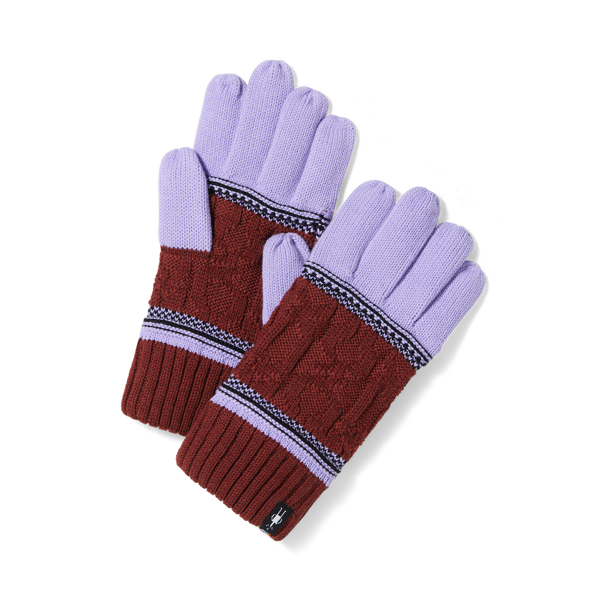 Popcorn Cable Glove Natural