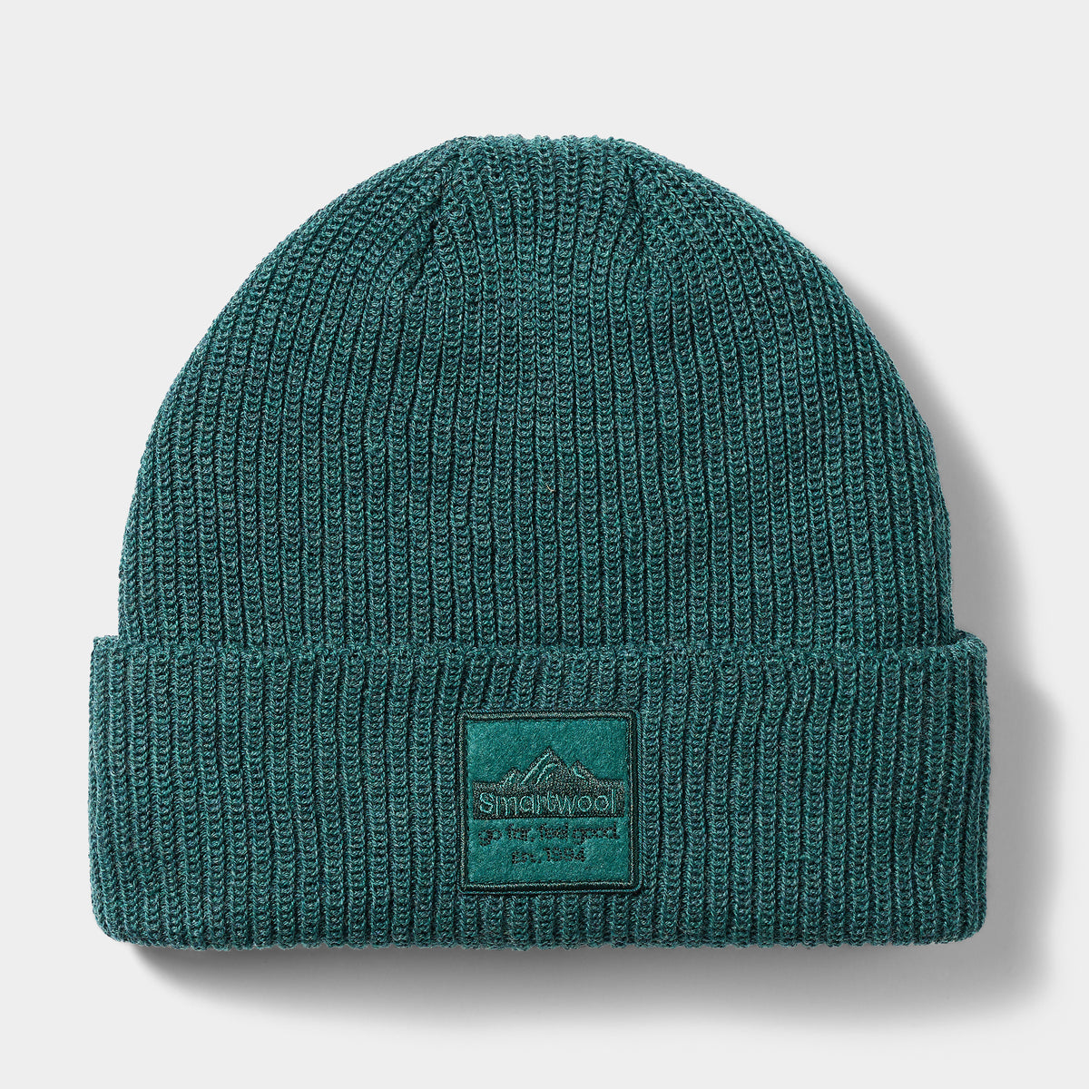 Smartwool Patch Beanie Dusty Teal Heather - ver - 2