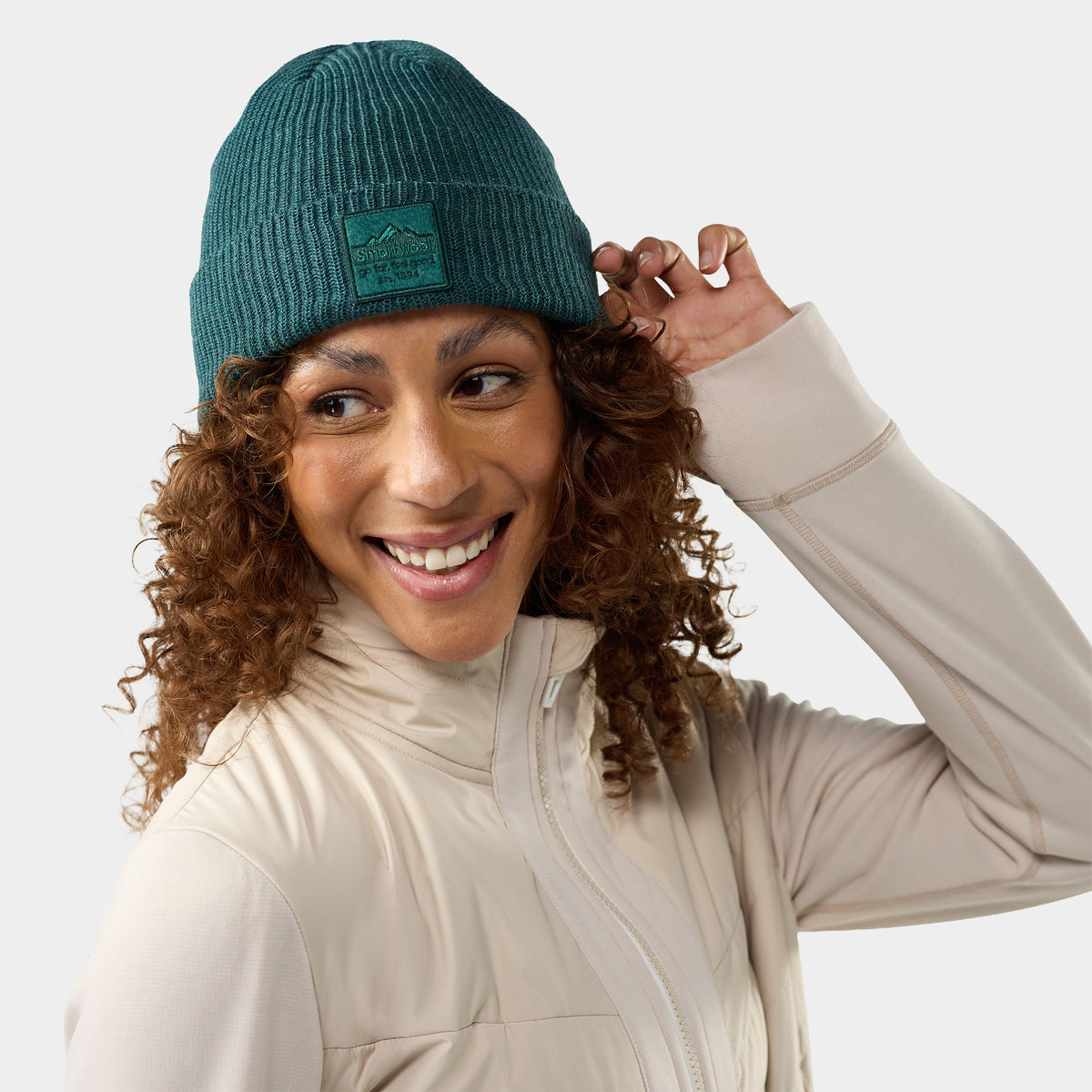 Smartwool Patch Beanie Dusty Teal Heather - 