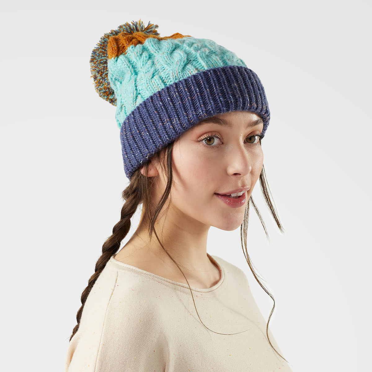 Isto Retro Beanie Nightfall Blue - ver - 1