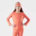 Kids' Classic Thermal Merino Base Layer Crew Autumn Sun - ver - 8