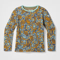 Kids' Classic Thermal Merino Base Layer Crew Autumn Sun - ver - 18