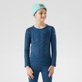 Kids' Classic Thermal Merino Base Layer Crew Autumn Sun - ver - 34