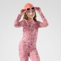 Kids' Classic Thermal Merino Base Layer Crew Autumn Sun - ver - 38