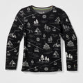Kids' Classic Thermal Merino Base Layer Crew Autumn Sun - ver - 26