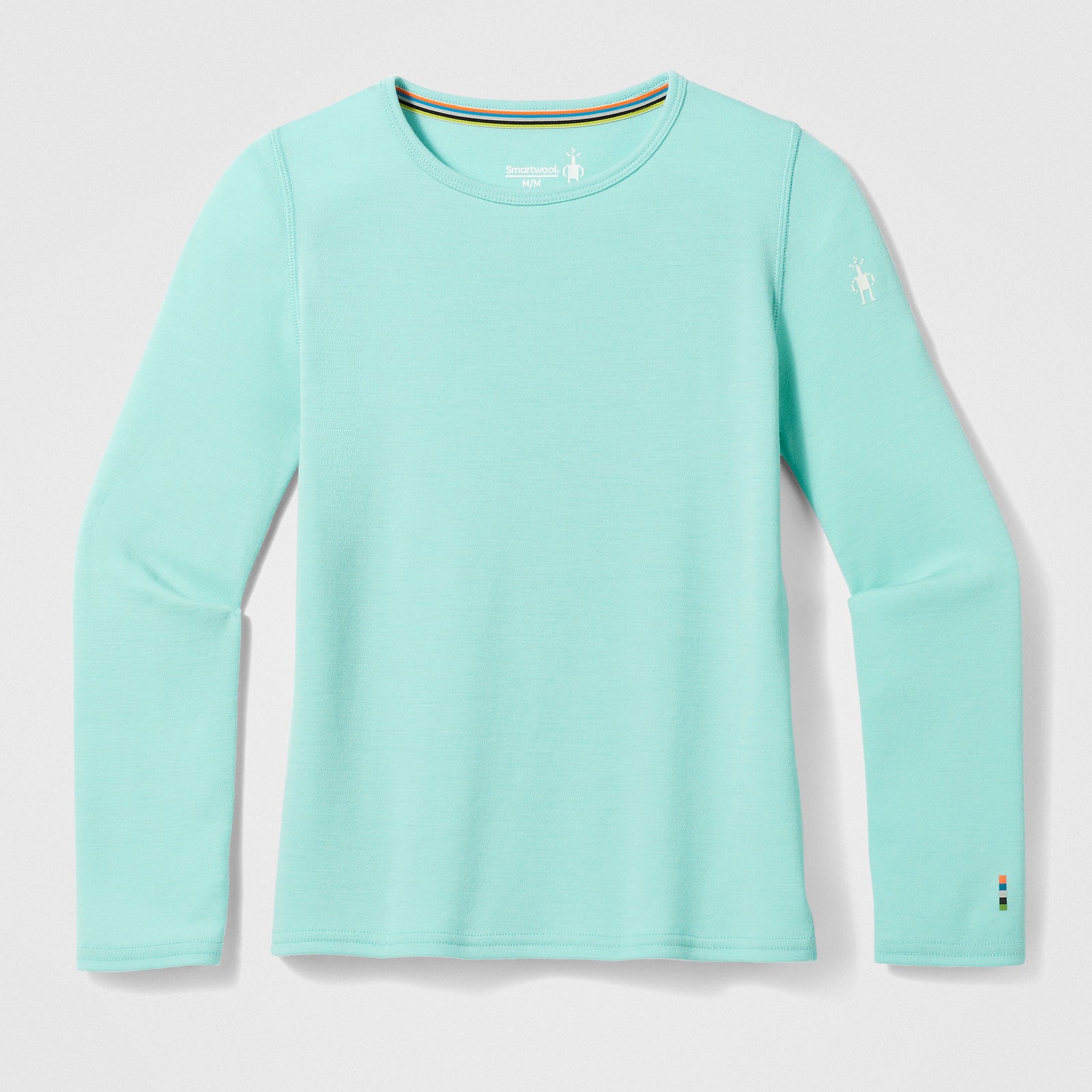Kids' Classic Thermal Merino Base Layer Crew Autumn Sun - ver - 3