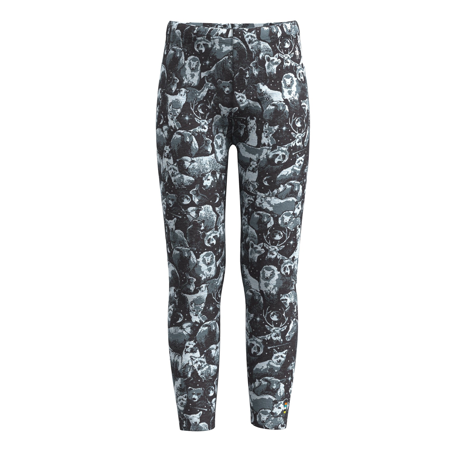 Kids' Classic Thermal Merino Base Layer Bottom Nival Blue Retro Line - ver - 2