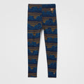 Kids' Classic Thermal Merino Base Layer Bottom Nival Blue Retro Line - ver - 11