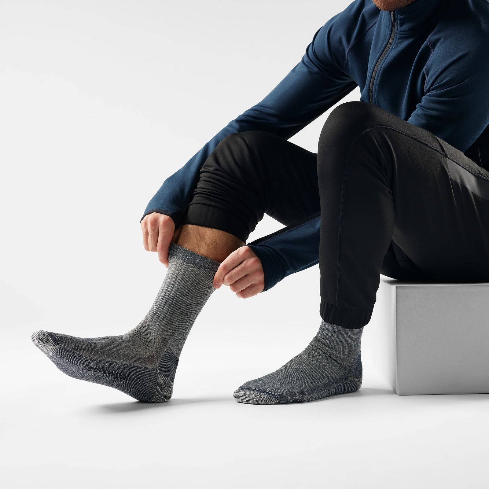Hike Classic Edition Crew Socks Sage - ver - 2