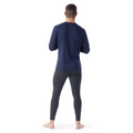 Men's Classic Thermal Merino Base Layer Crew Mineral Blue Heather - ver - 50