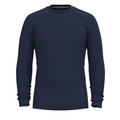Men's Classic Thermal Merino Base Layer Crew Mineral Blue Heather - ver - 51