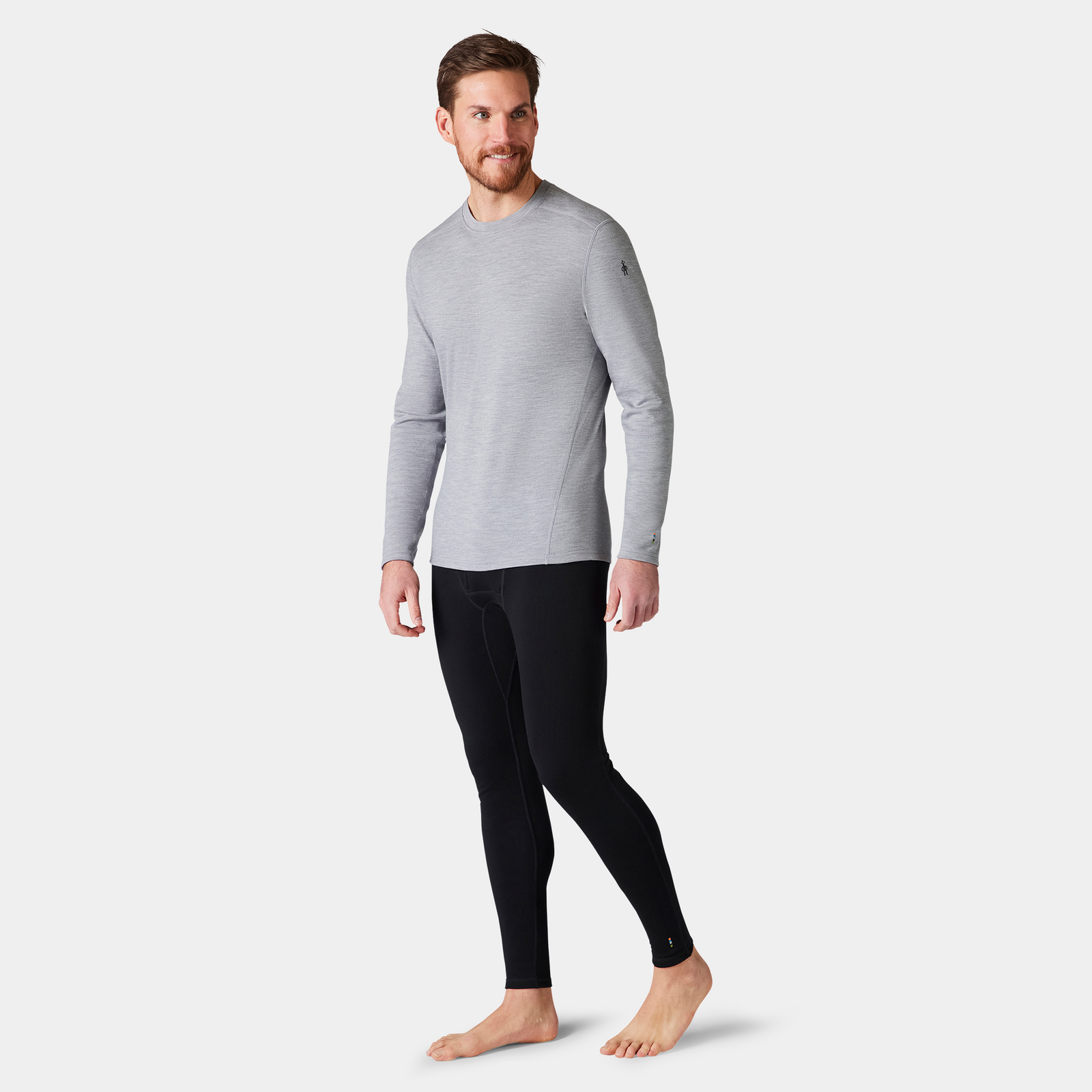 Haut de base à encolure ronde Classic Thermal Merino pour hommes  - voir - 1
