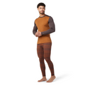 Men's Classic Thermal Merino Base Layer Crew Mineral Blue Heather - ver - 121