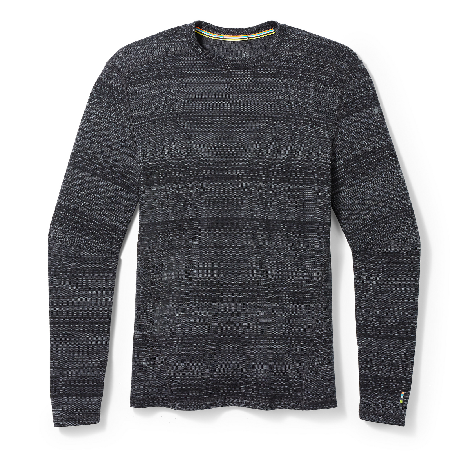 Men's Classic Thermal Merino Base Layer Crew Mineral Blue Heather - ver - 3
