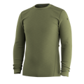 Men's Classic Thermal Merino Base Layer Crew Mineral Blue Heather - ver - 4