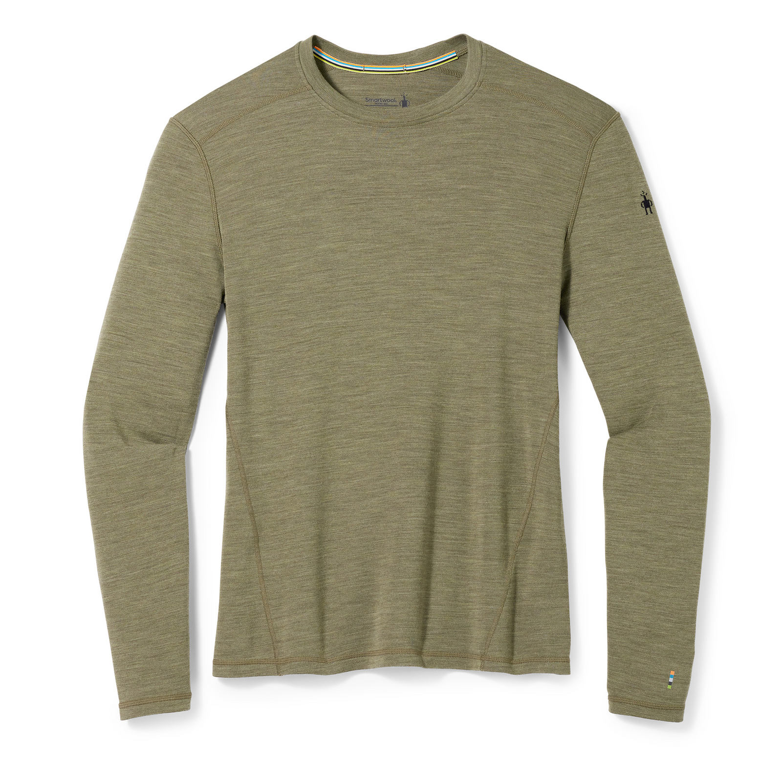 Men's Classic Thermal Merino Base Layer Crew Mineral Blue Heather - ver - 3