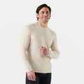 Men's Classic Thermal Merino Base Layer Crew Mineral Blue Heather - ver - 81