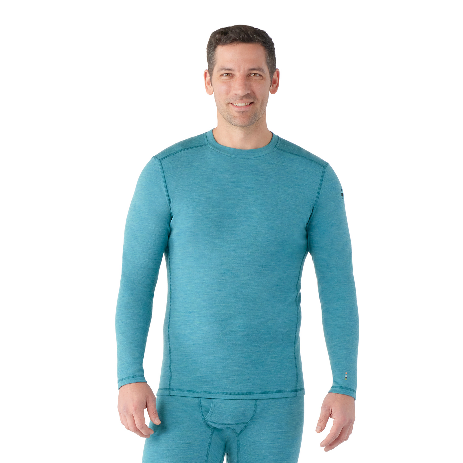 Men's Classic Thermal Merino Base Layer Crew Mineral Color Shift - ver - 1
