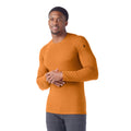 Men's Classic Thermal Merino Base Layer Crew Mineral Blue Heather - ver - 61