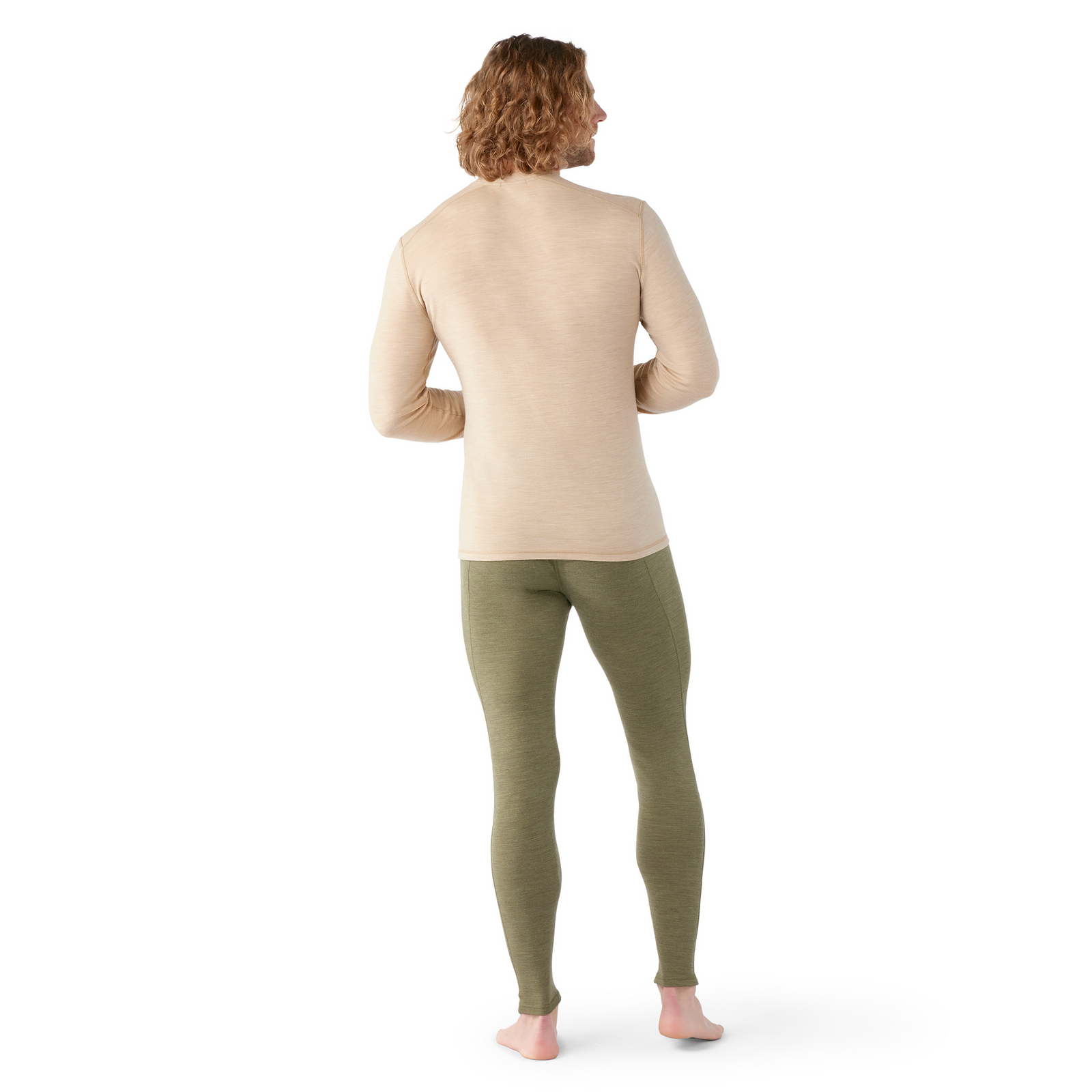 Men's Classic Thermal Merino Base Layer Crew Mineral Color Shift - ver - 2