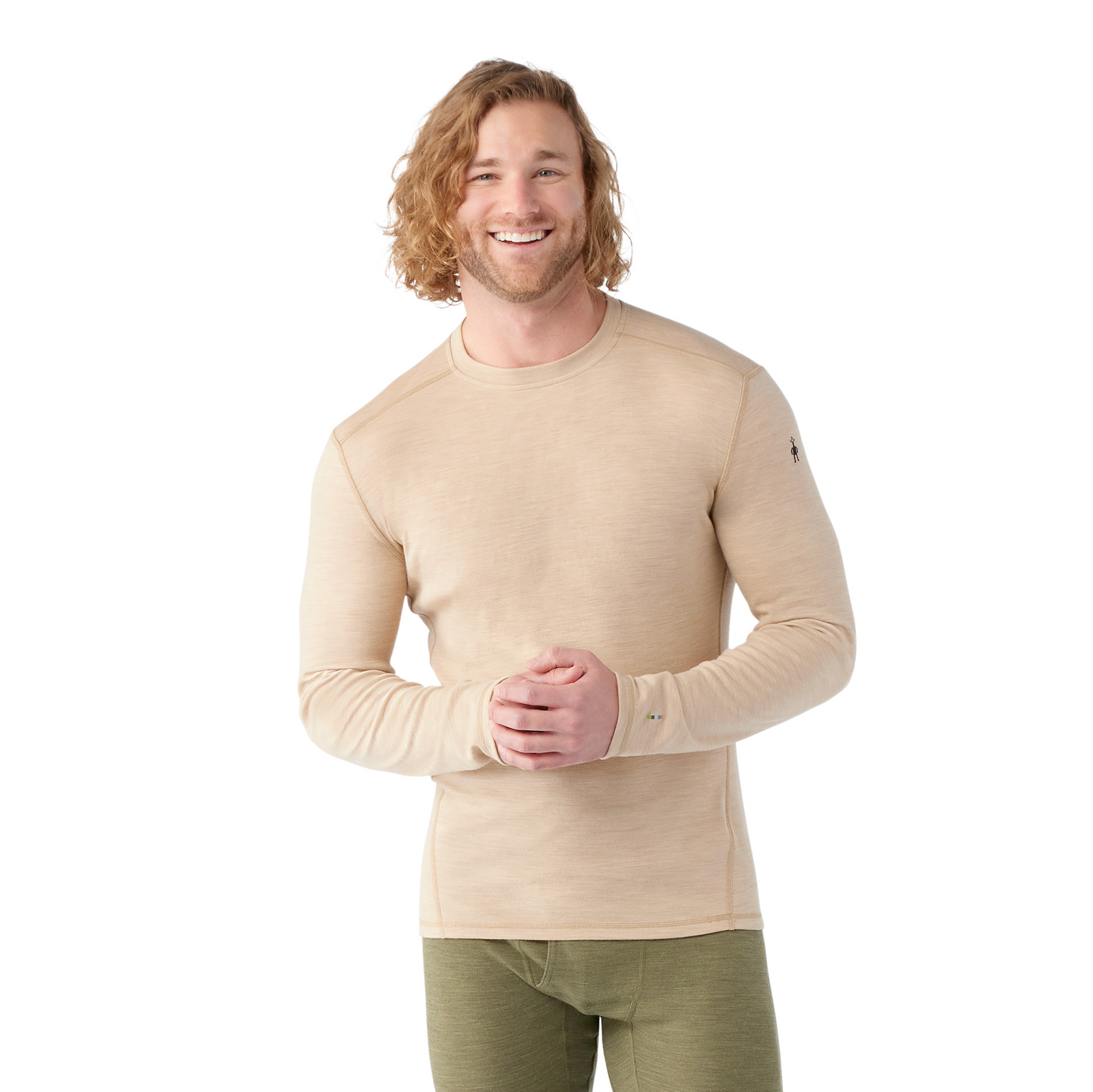 Men's Classic Thermal Merino Base Layer Crew Mineral Color Shift - ver - 1