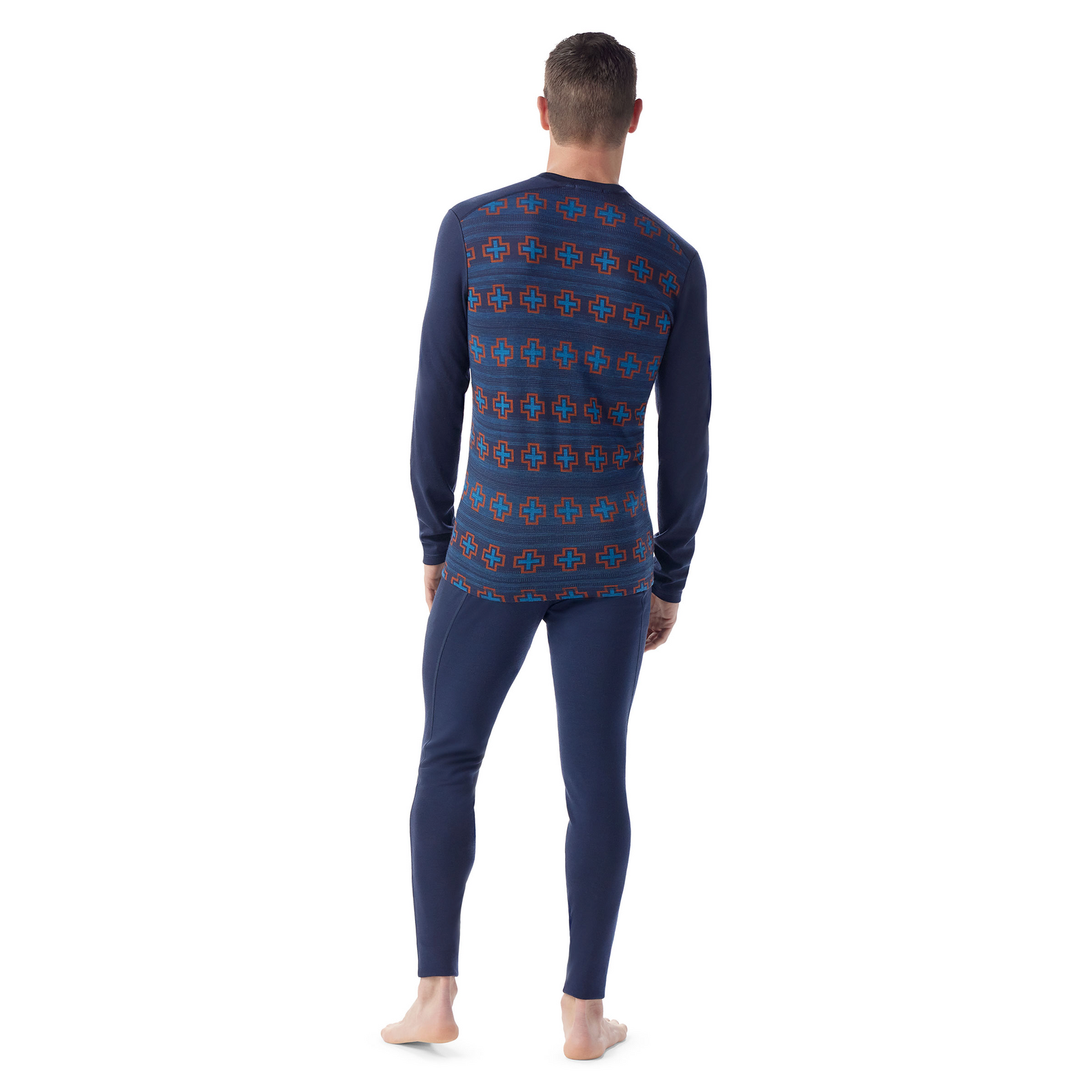 Men's Classic Thermal Merino Base Layer Crew Mineral Color Shift - ver - 2