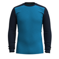 Men's Classic Thermal Merino Base Layer Crew Mineral Blue Heather - ver - 75