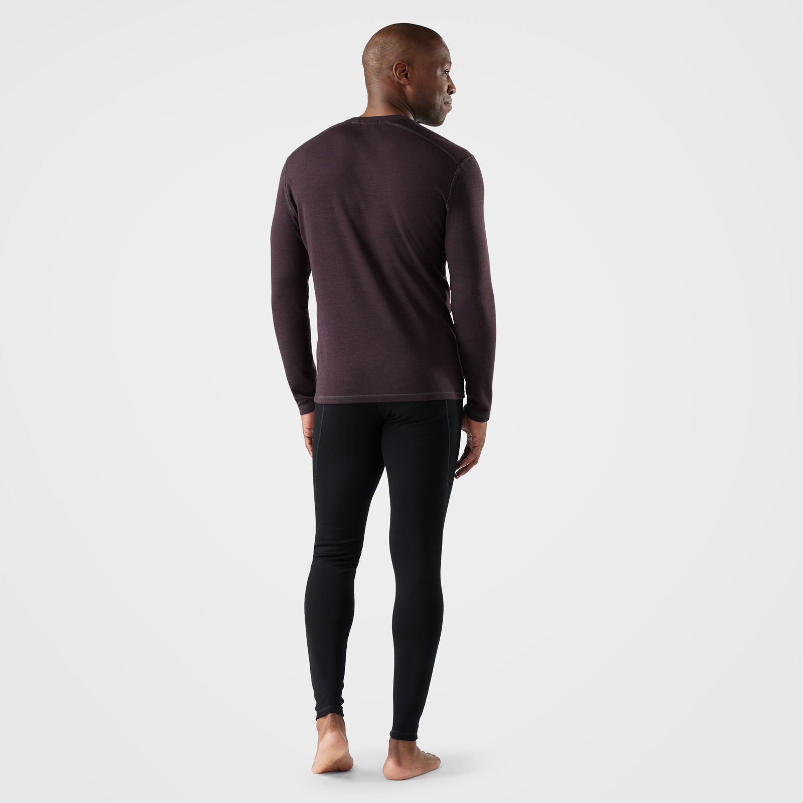 Men's Classic Thermal Merino Base Layer Crew Mineral Color Shift - ver - 2