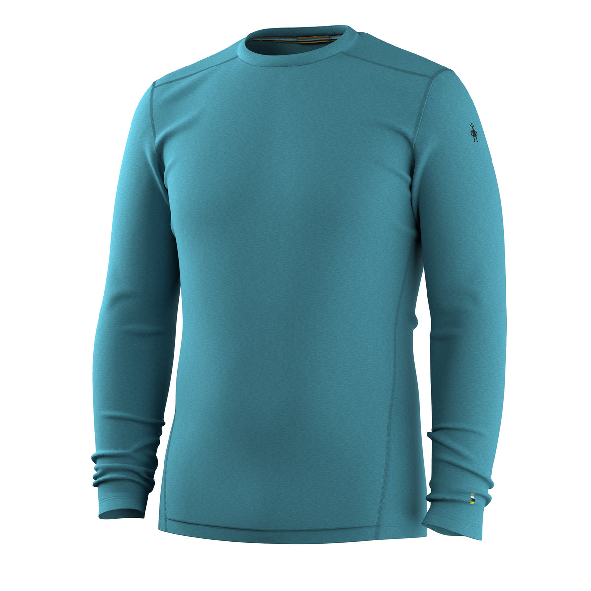 Men's Classic Thermal Merino Base Layer Crew Mineral Blue Heather - 3