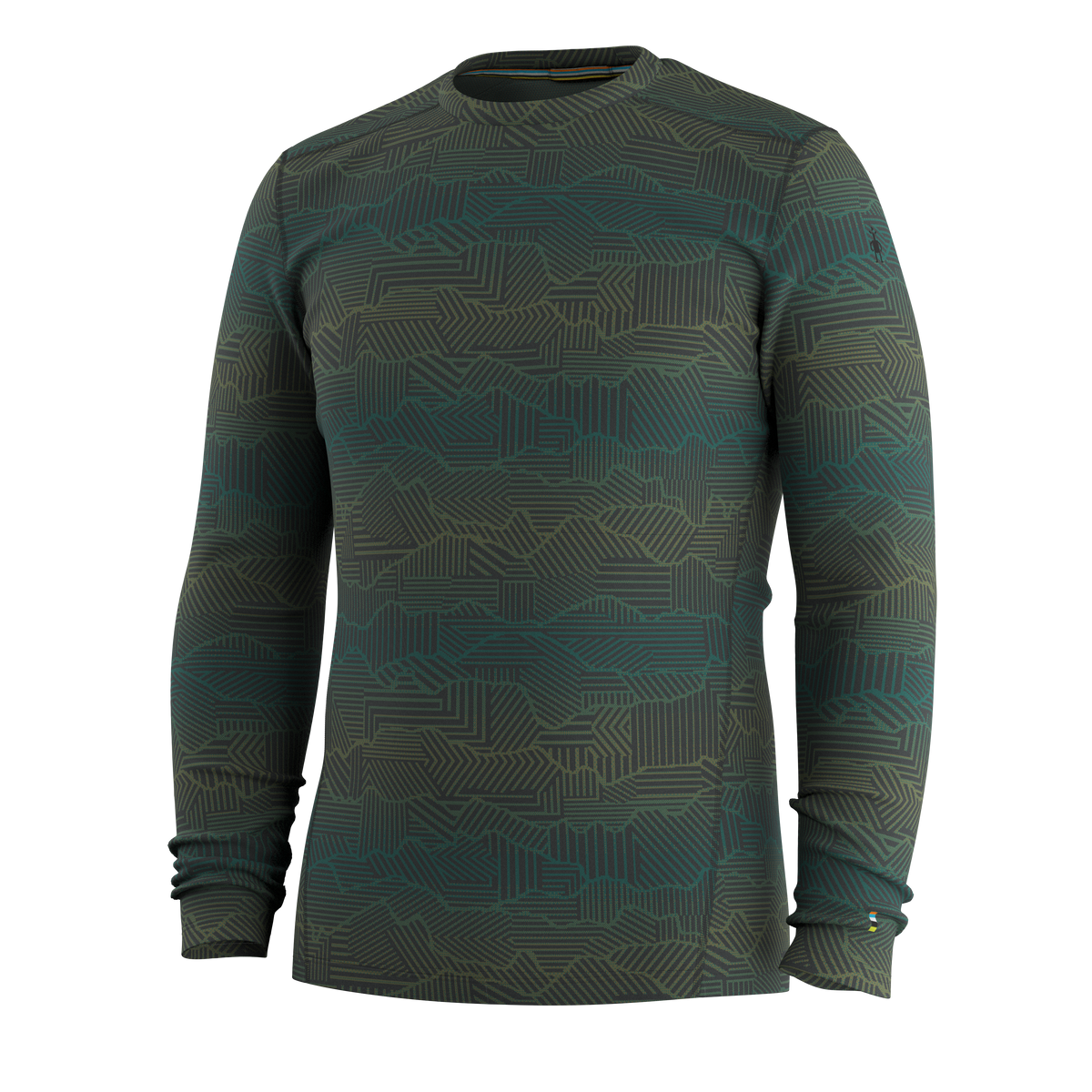 Men's Classic Thermal Merino Base Layer Crew Mineral Color Shift - ver - 3