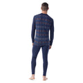 Men's Classic Thermal Merino Base Layer Crew Twilight Blue Heather - ver - 50