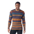 Men's Classic Thermal Merino Base Layer Crew Twilight Blue Heather - ver - 33