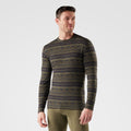 Men's Classic Thermal Merino Base Layer Crew Twilight Blue Heather - ver - 81