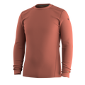 Men's Classic Thermal Merino Base Layer Crew Pacific Blue-Charcoal - ver - 35