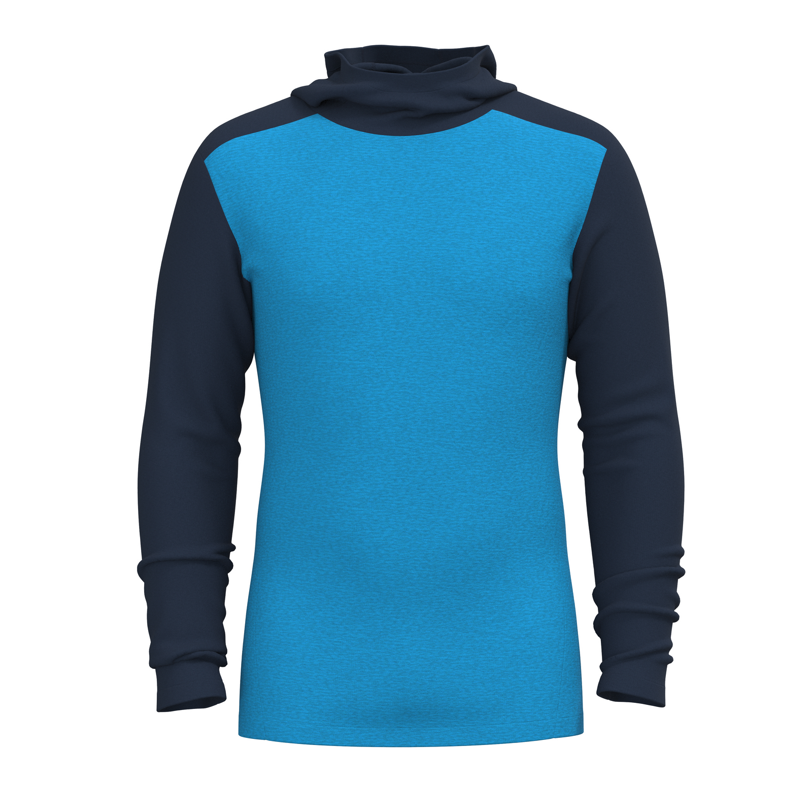 Men's Classic Thermal Merino Base Layer Hoodie Charcoal-Honey Gold - ver - 3