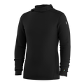 Men's Classic Thermal Merino Base Layer Hoodie Boxed Charcoal Linear Peaks - ver - 7
