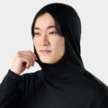 Men's Classic Thermal Merino Base Layer Hoodie Boxed Charcoal Linear Peaks - ver - 6