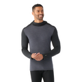 Men's Classic Thermal Merino Base Layer Hoodie Boxed Charcoal Linear Peaks - ver - 17