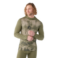 Men's Classic Thermal Merino Base Layer Hoodie Boxed Charcoal Linear Peaks - ver - 21