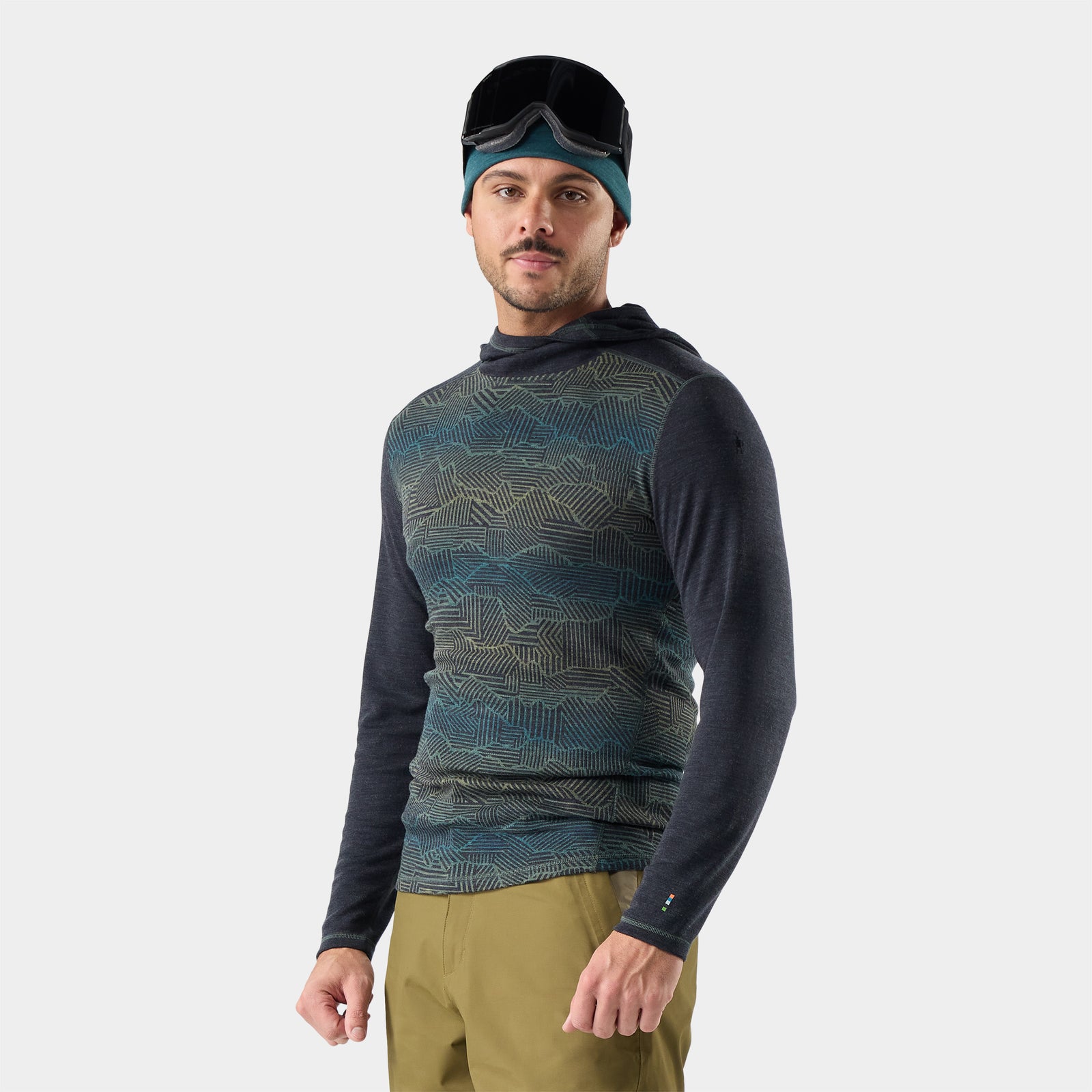 Haut à capuchon de base Classic Thermal Merino en boîte pour hommes  - voir - 1