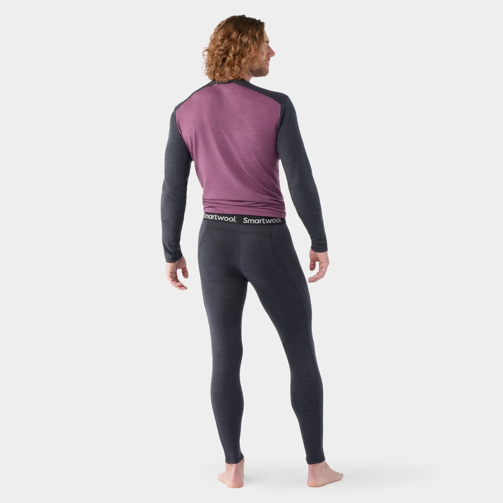 Men's Classic Thermal Merino Base Layer Bottom Black - ver - 2