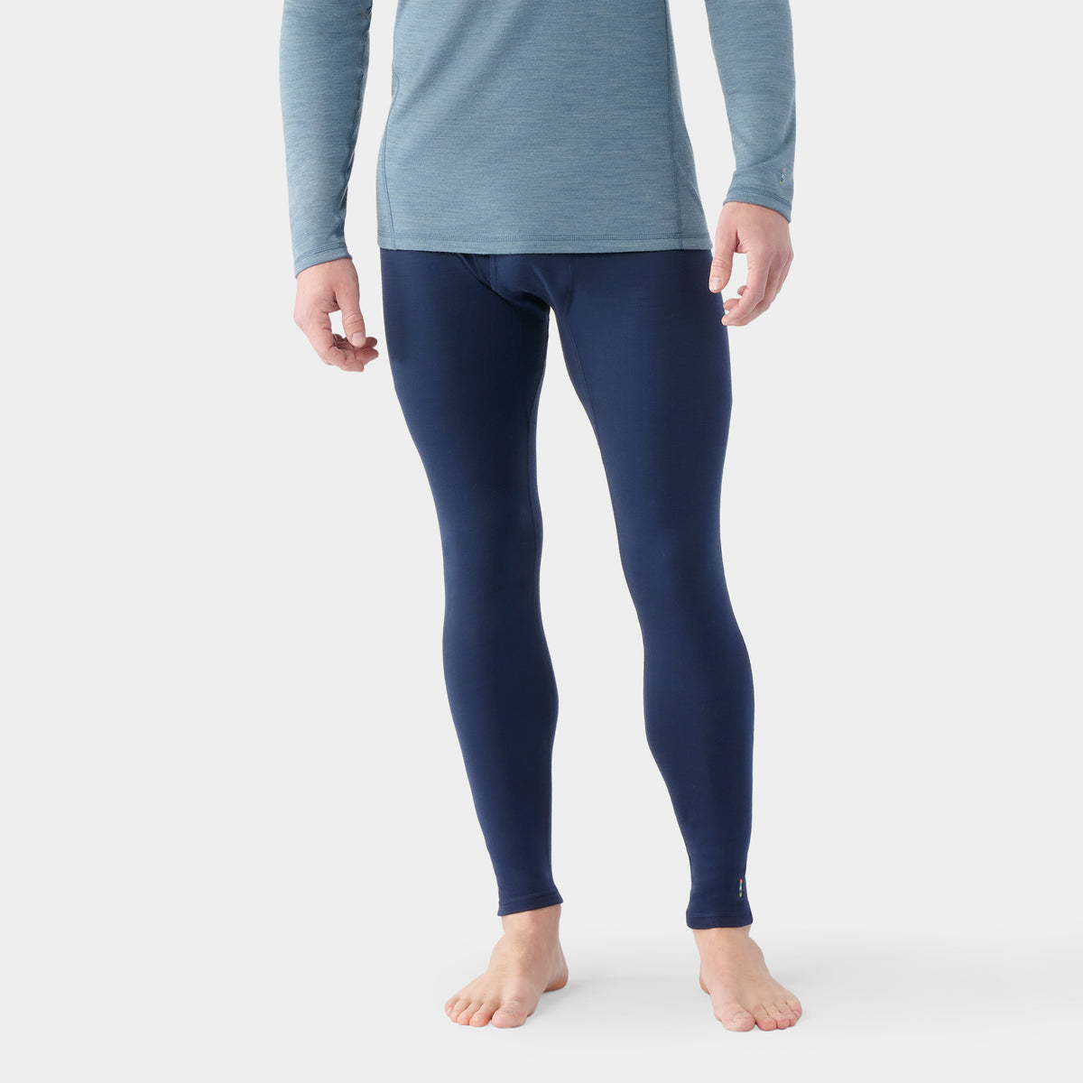 Men's Classic Thermal Merino Base Layer Bottom Deep Navy - 1